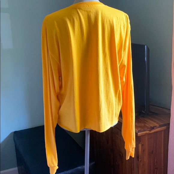 POPULAR GIRL LONG-SLEEVE CROP TOP - Picture 4 of 4